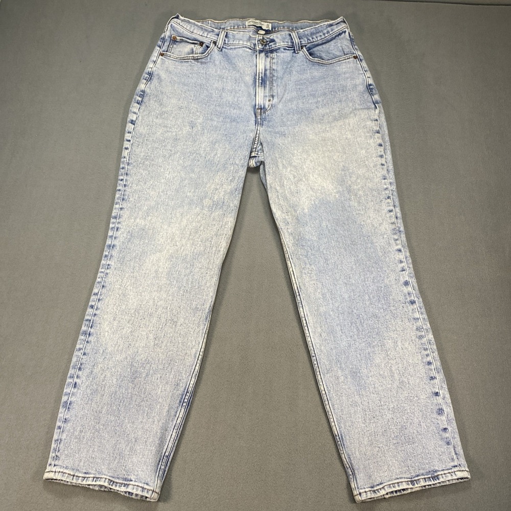 Abercrombie & Fitch Jeans Women 32/14  Curve Love Ultra High Rise Ankle Straight
